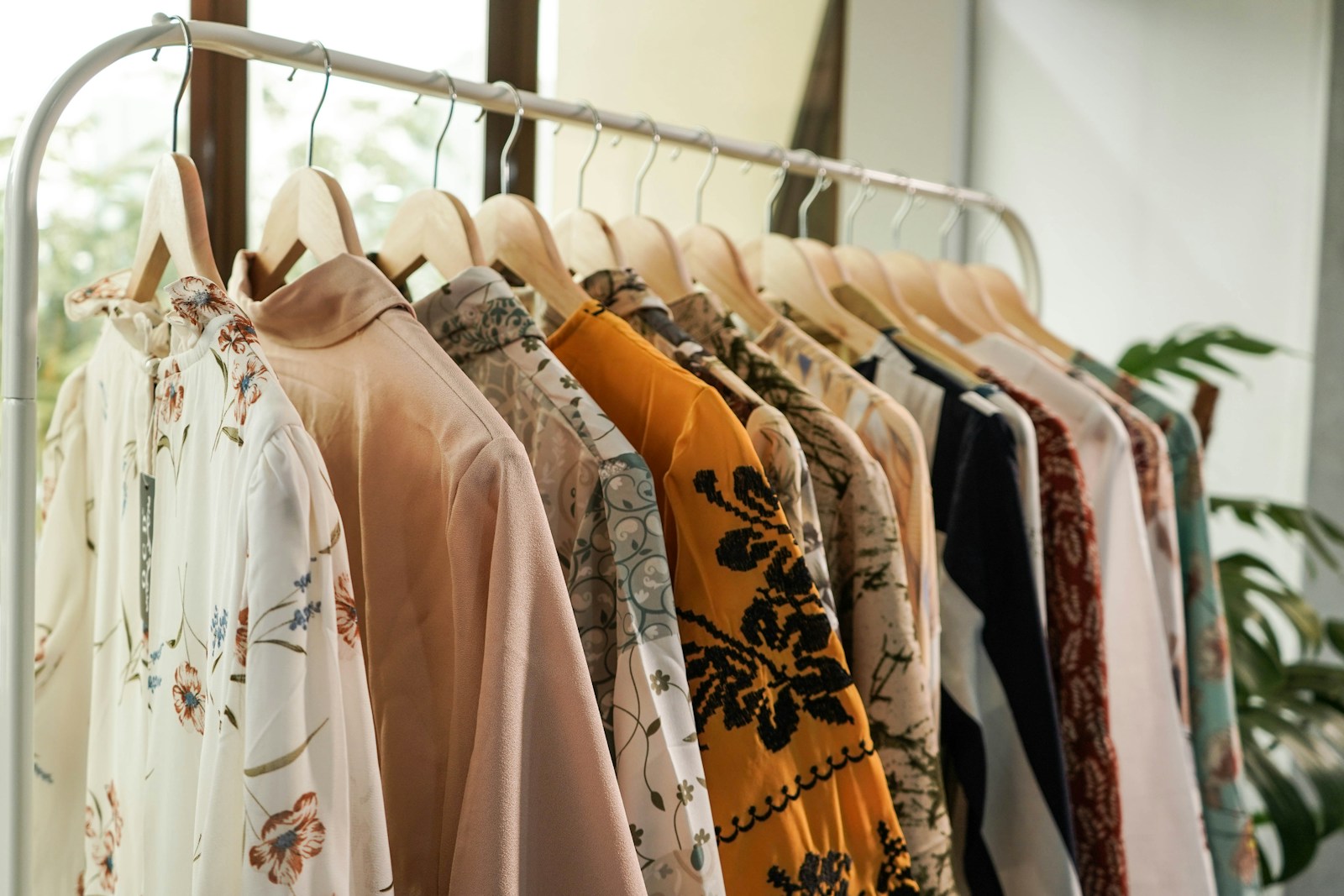Street-style fashion detail emphasizing movement